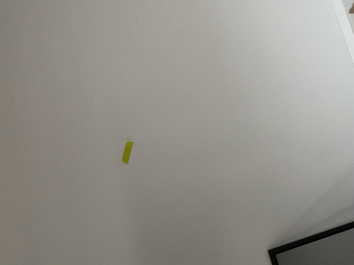General painting defects, recorded during a handover inspection in Oran Park