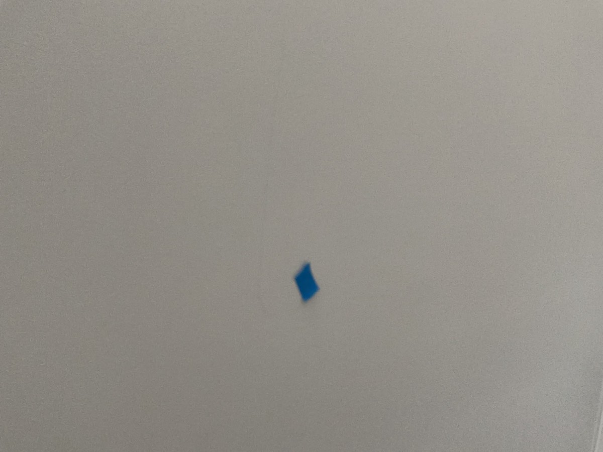 General painting defects, recorded during a handover inspection in Oran Park