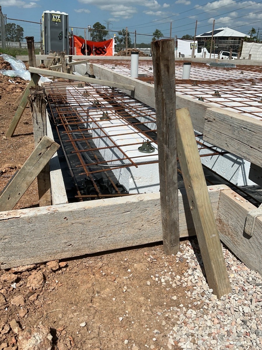 Site recorded as not ready for the pour, Oran Park