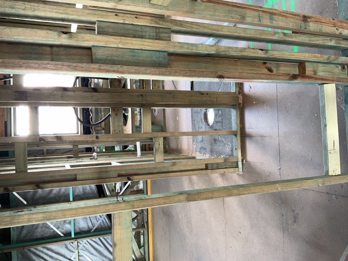 Missing noggings, recorded during a lock-up inspection in Oran Park