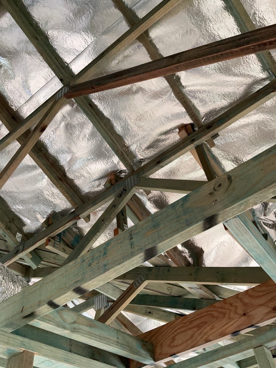 Wall and ceiling insulation not installed, recorded on a lock-up inspection in Oran Park