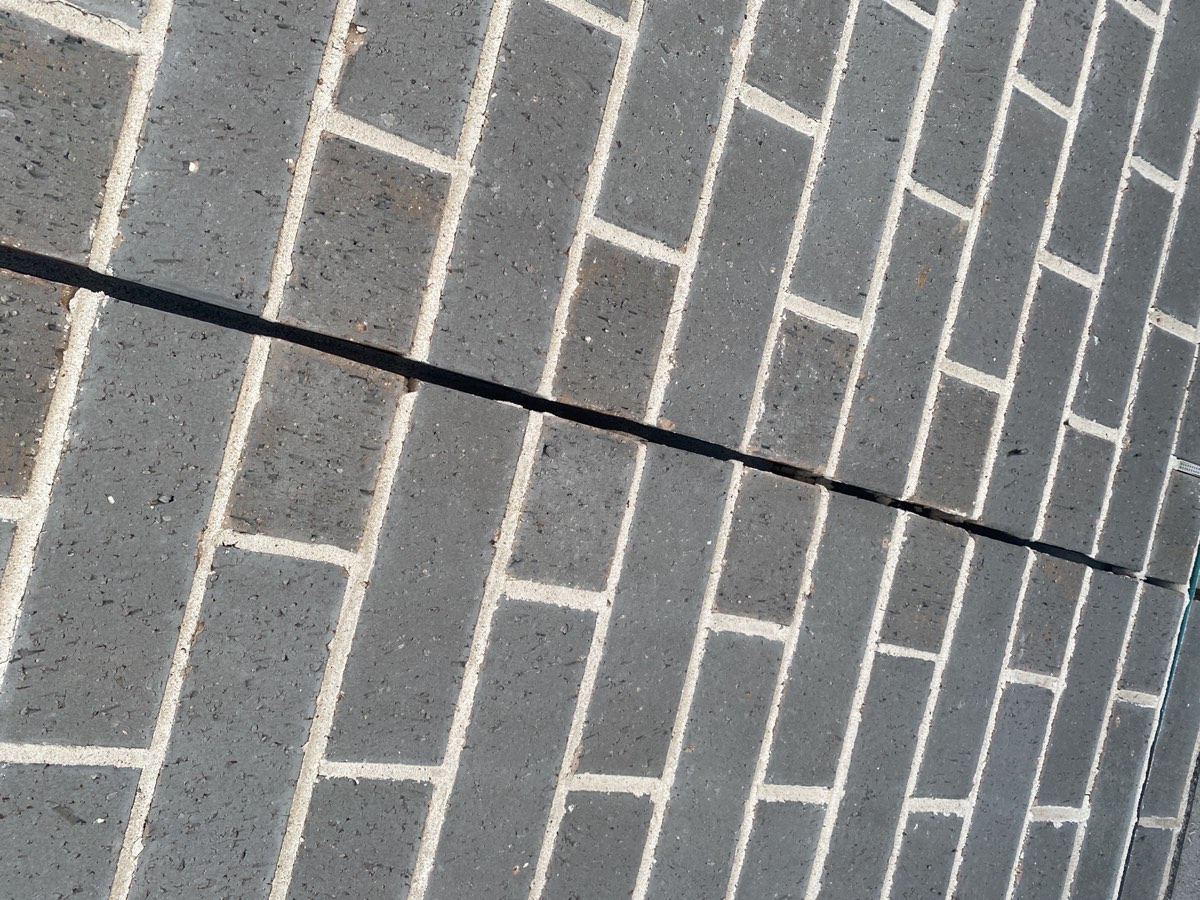 Sealant required at an expansion joint, Oran Park