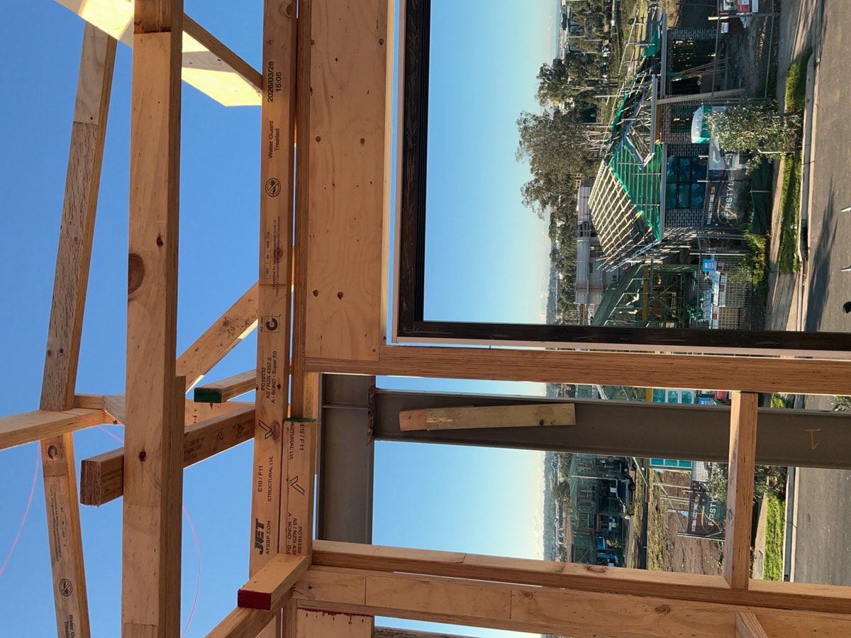 Metal strap required to top and bottom plates, recorded on a frame inspection in Oran Park